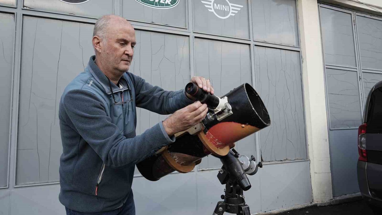 Bursa’da 1 yıllık sabır tek karede buluştu, güneşin ufuk yolculuğu görüntülendi
