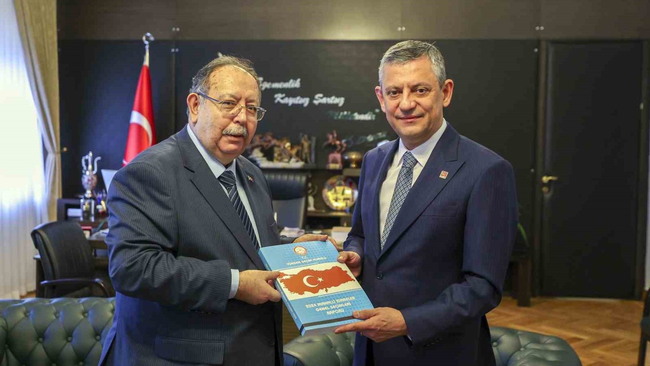 CHP Genel Başkanı Özel, YSK Başkanı Yener ile bir araya geldi
