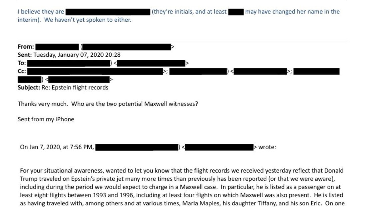 Yeni Epstein belgeleri yayınlandı: Trump, Epstein’ın özel jetinde defalarca uçmuş
