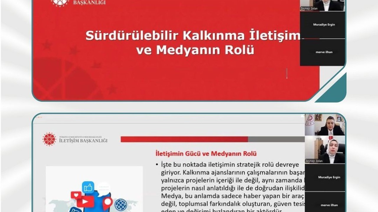 Sürdürülebilir kalkınma politikalarında iletişimin önemi ele alındı
