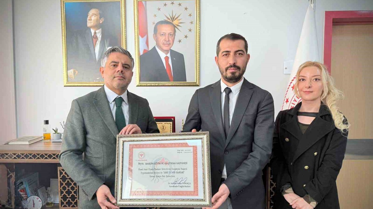 Mardin Eğitim ve Araştırma Hastanesi, "Anne Dostu Hastane" unvanını sürdürmeye hak kazandı
