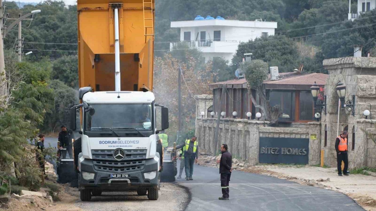Asfalt çalışmaları tamamlandı
