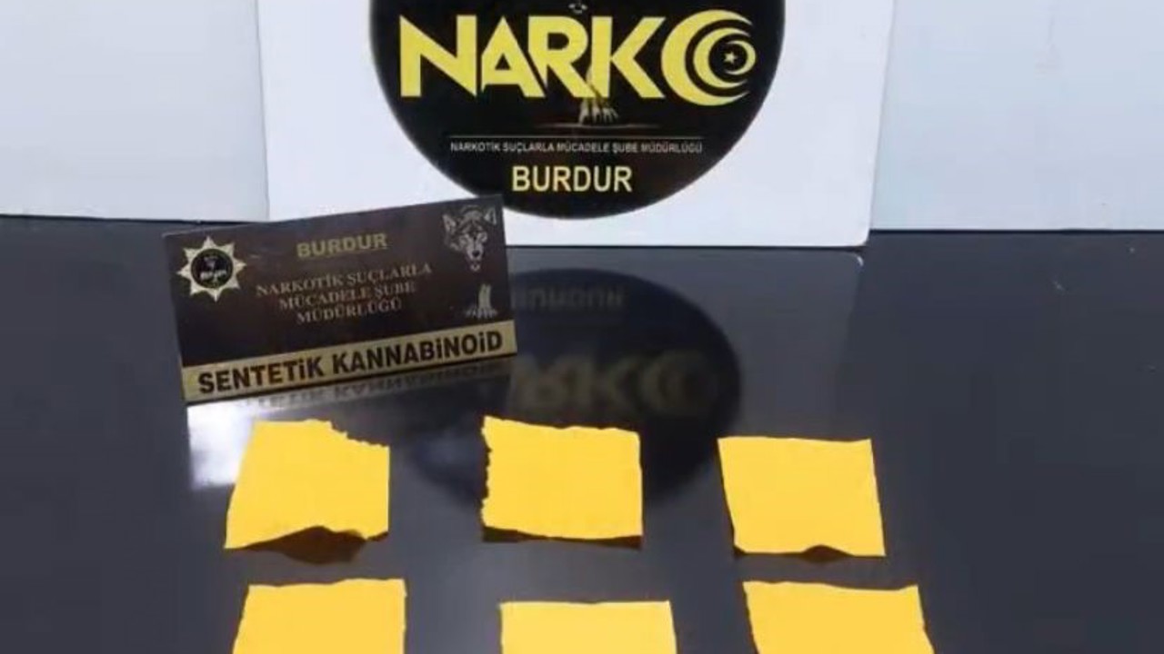 Burdur’da polis ekiplerinden uyuşturucu operasyonu
