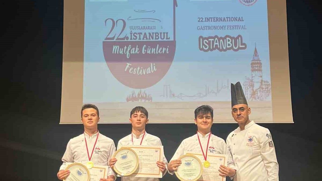 Menteşe’nin genç şeflerinden madalya yağmuru
