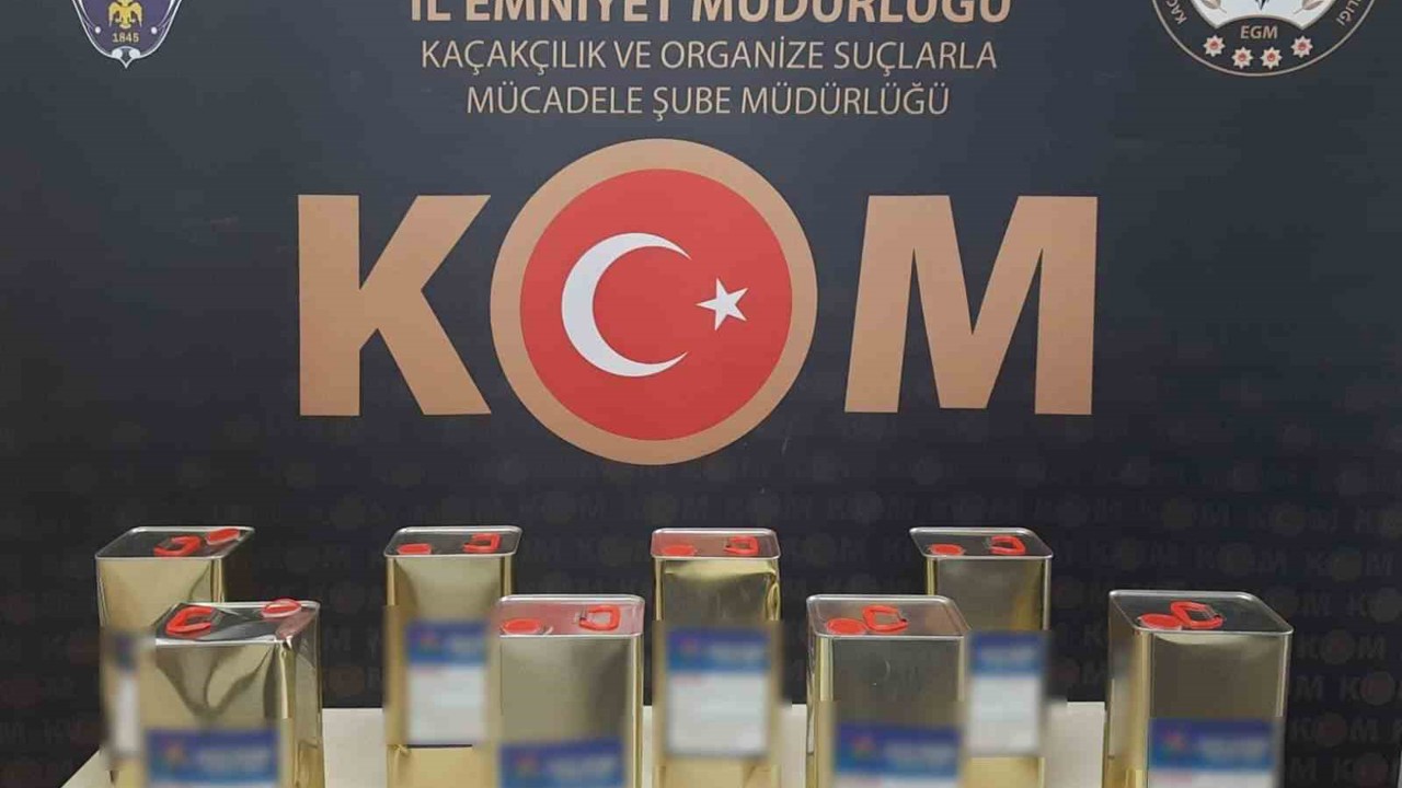 Burdur’da 2025’te bin 284 litre kaçak ve sahte alkol ele geçirildi
