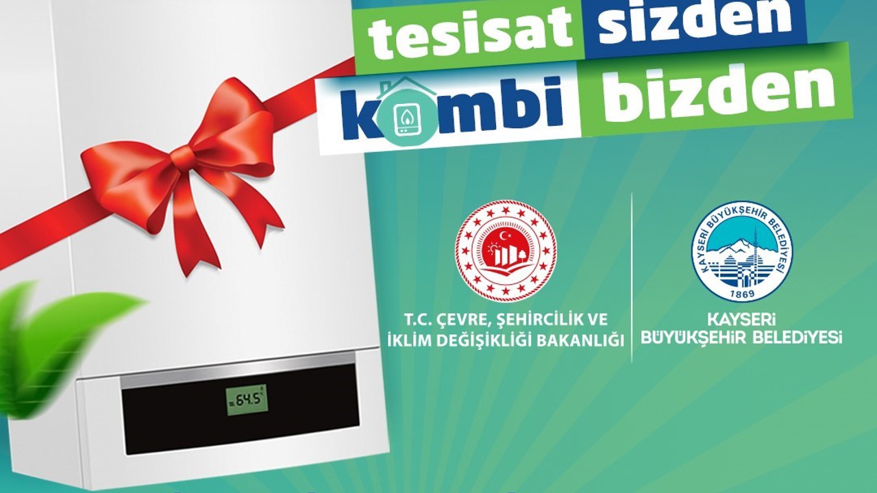 Büyükşehirin ‘Tesisat Sizden, Kombi Bizden’ projesi başvuruları devam ediyor
