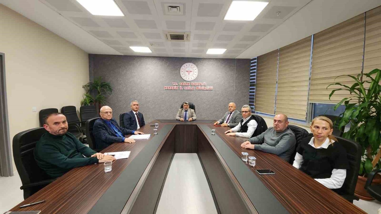 Karabük’te acil sağlık hizmetlerinin yol haritası belirlendi
