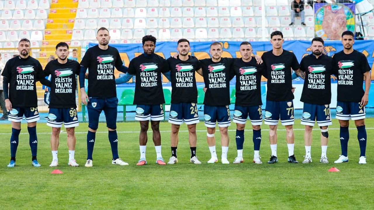 Erzurumspor’dan Filistin’e destek  çağrısı

