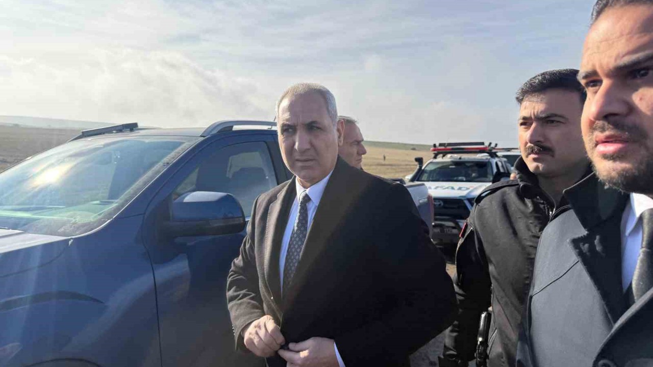 Libya’dan gelen askeri heyet uçak kazasının yaşandığı bölgede
