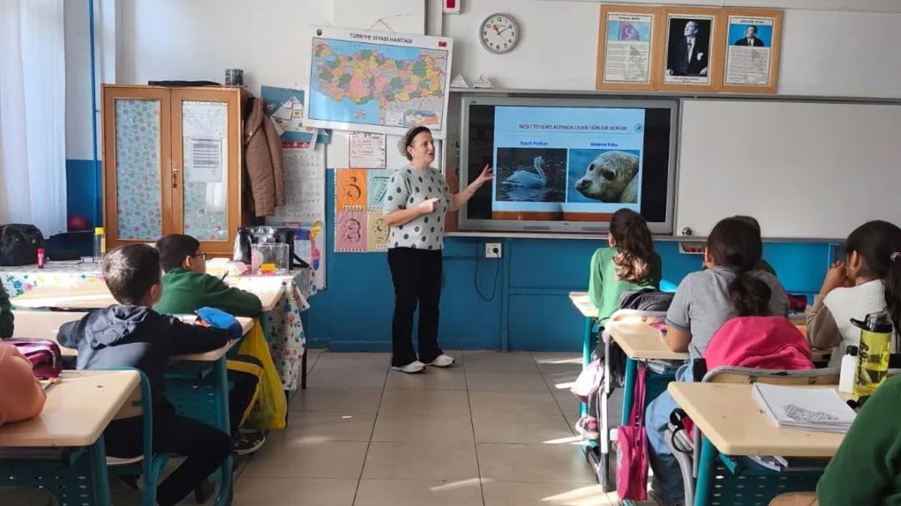 Aydın’da öğrenciler yaban hayatı ve doğayı yakından tanıyor
