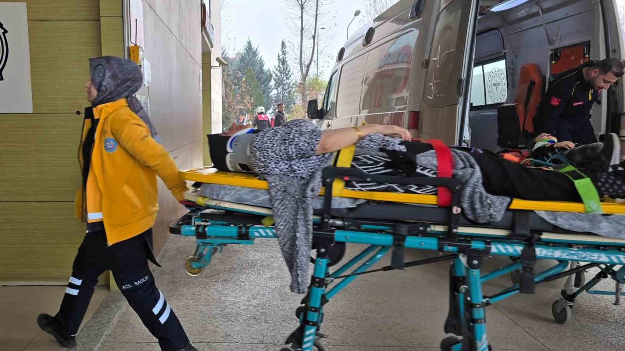 Ticari araç ağaca çarptı: 1’i çocuk 2 yaralı
