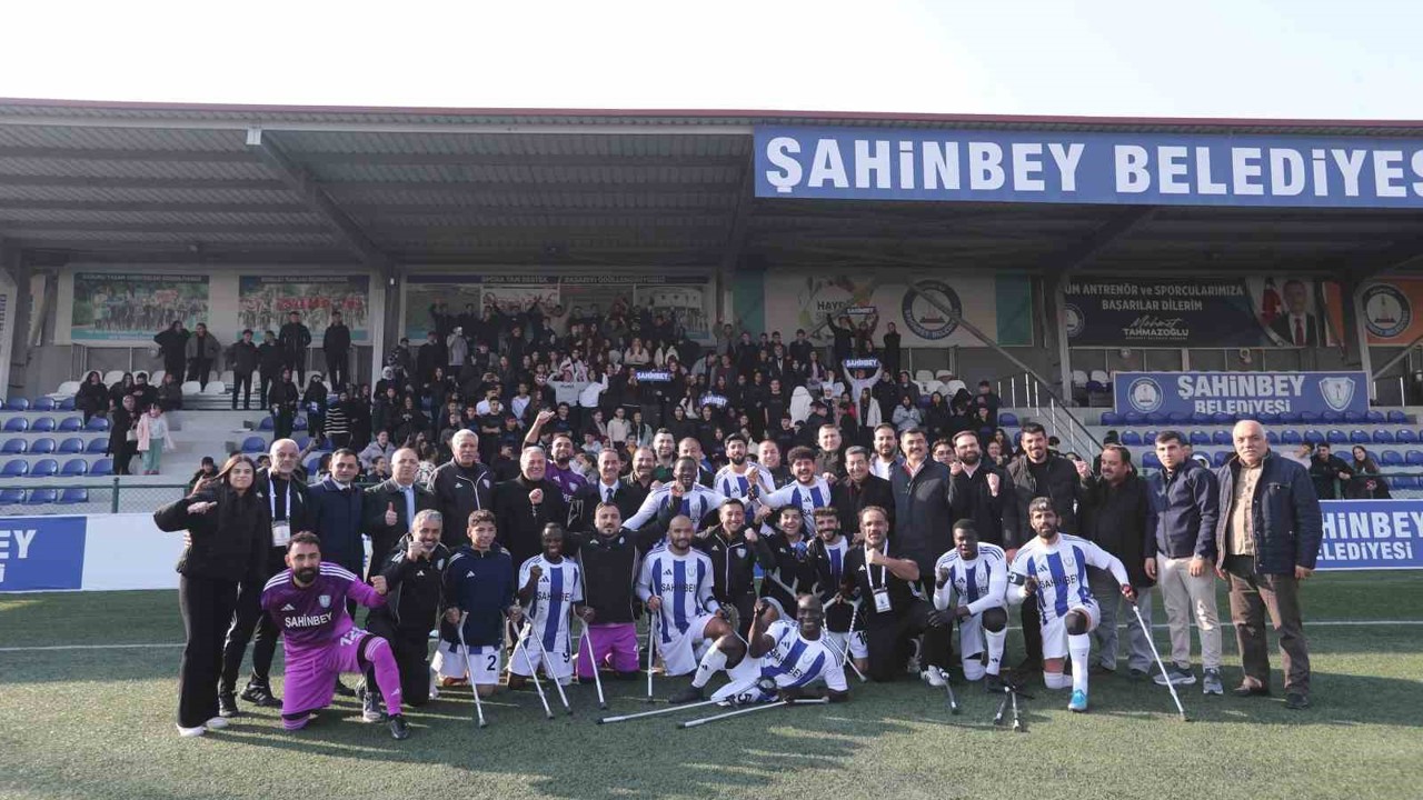 Şahinbey Ampute’den 2-1’lik galibiyet
