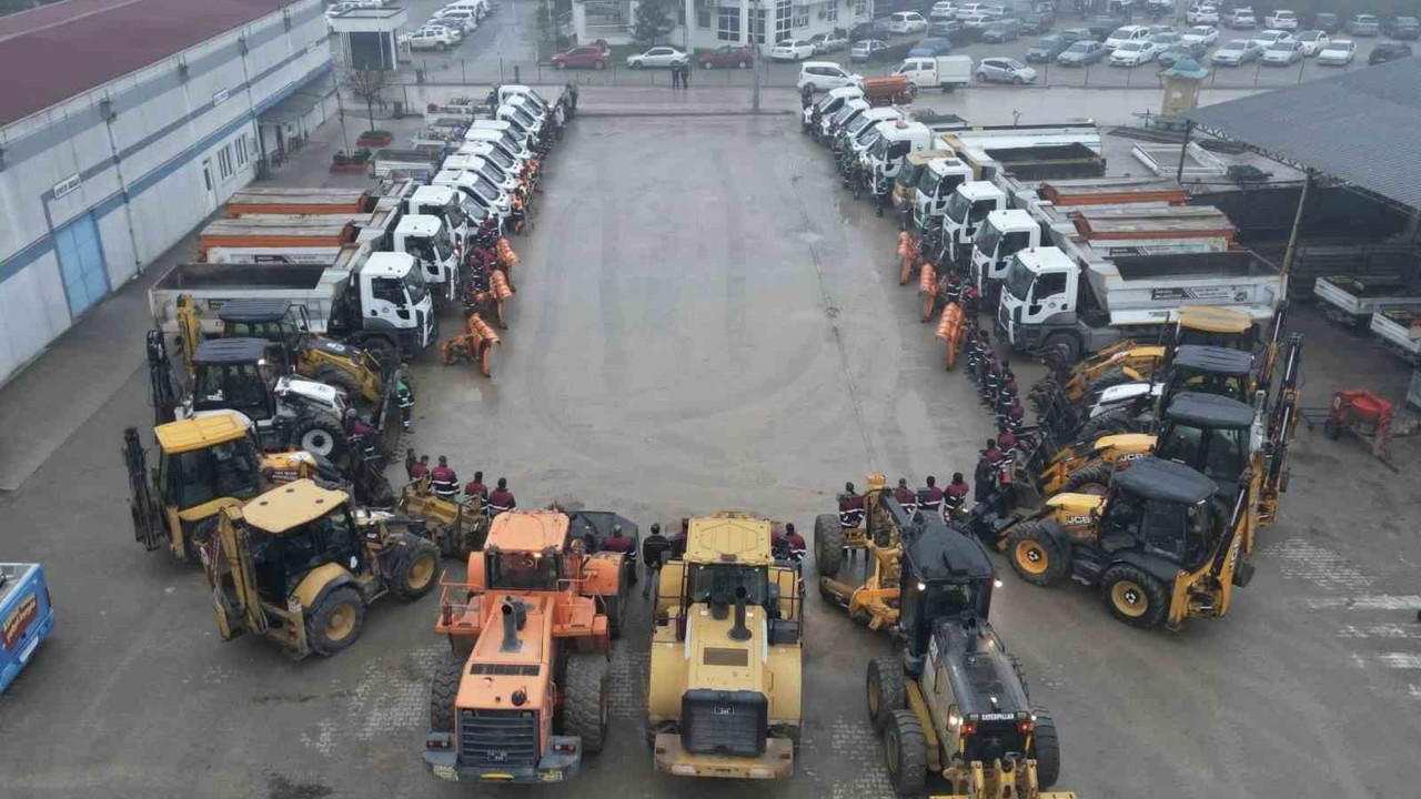 İnegöl Belediyesi’nde kış hazırlıkları tamam
