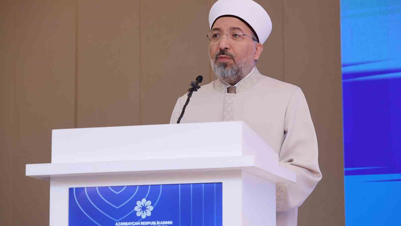 Diyanet İşleri Başkanı Arpaguş: "Müslüman, tüm insanların hak ve özgürlüklerini mukaddes bilir"
