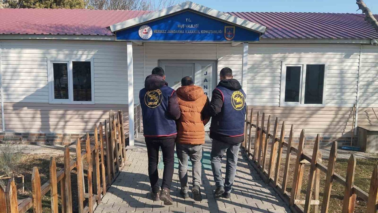 Muş’ta 2 yıl hapis cezası bulunan hükümlü yakalandı
