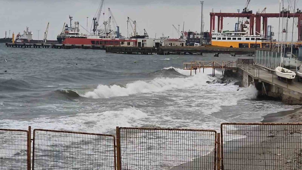 Tekirdağ’da şiddetli poyraz
