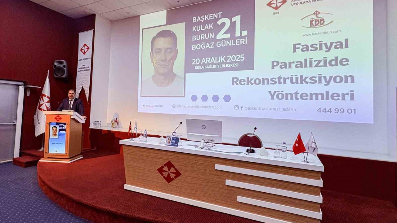 Yüz felcine yönelik güncel cerrahi yaklaşımlar Adana’da değerlendirildi
