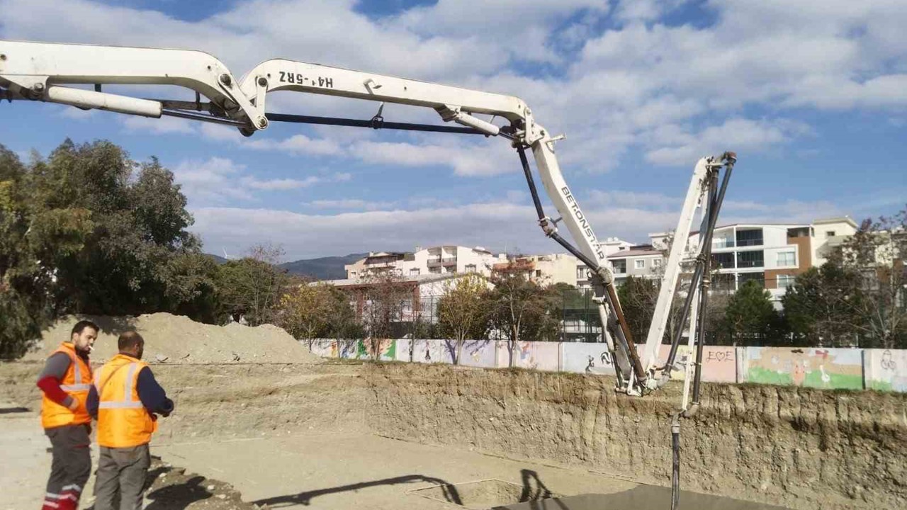 Söke’de Atatürk Ortaokulu’nun temeli atıldı
