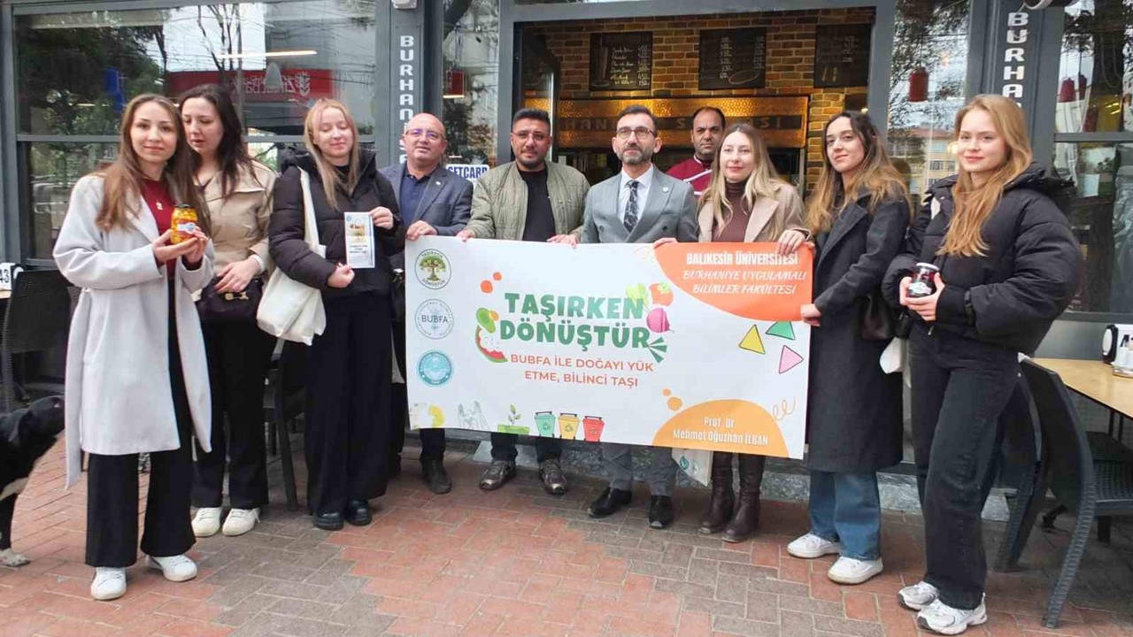 Balıkesir’de üniversiteliler sıfır atık projesi başlattı
