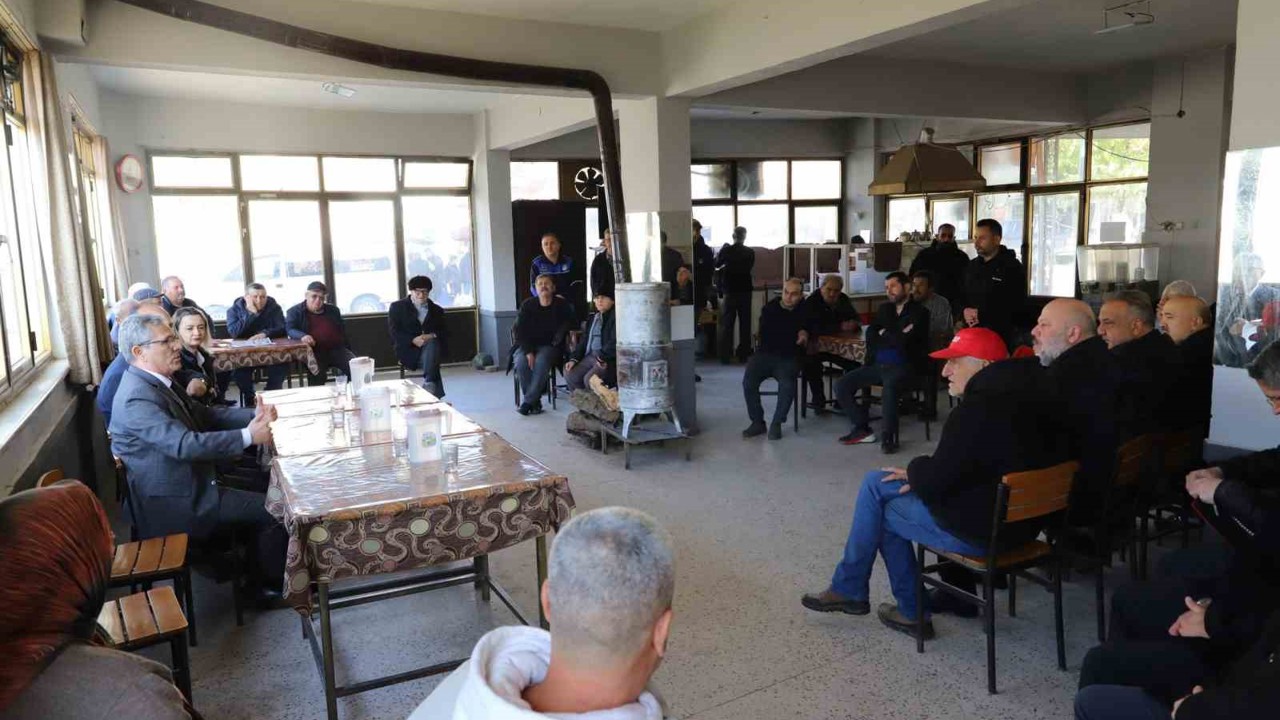 İsabeyli anlattı Başkan Tetik dinledi
