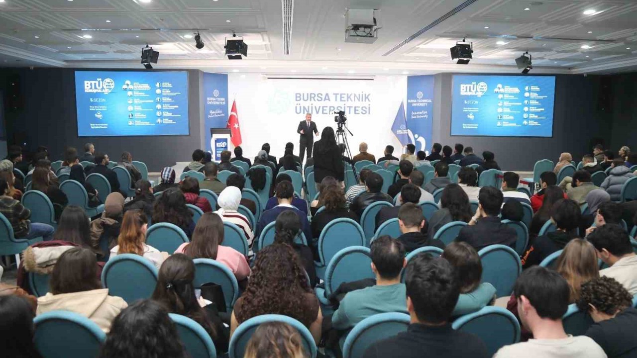 Rektör Adıgüzel, ’Bursa Teknik Üniversitesi Konuşmaları’nın konuğu oldu
