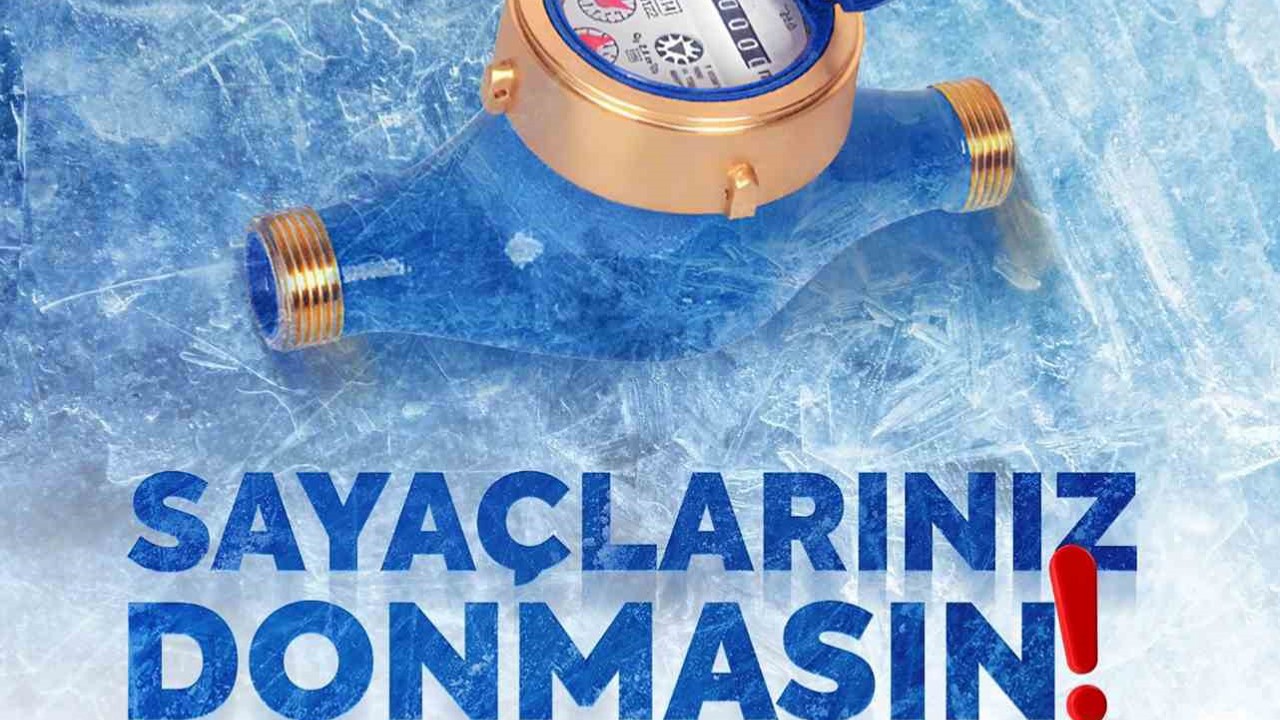 MUSKİ’de soğuk havalar için su sayaçları uyarısı
