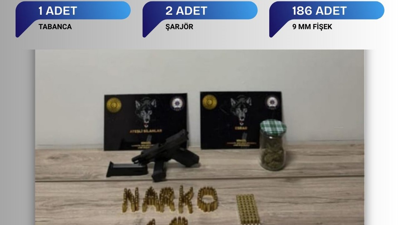 Bingöl’de tabanca ele geçirildi
