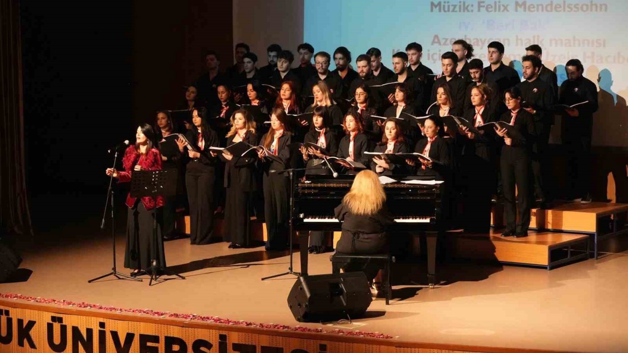 KBÜ’de Türkiye ve Azerbaycan ezgileri aynı sahnede
