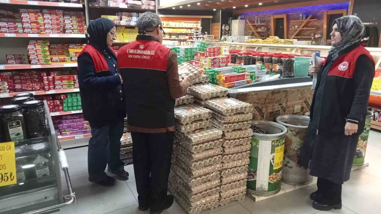 Muş’ta yeni yıl öncesi gıda denetimleri artırıldı
