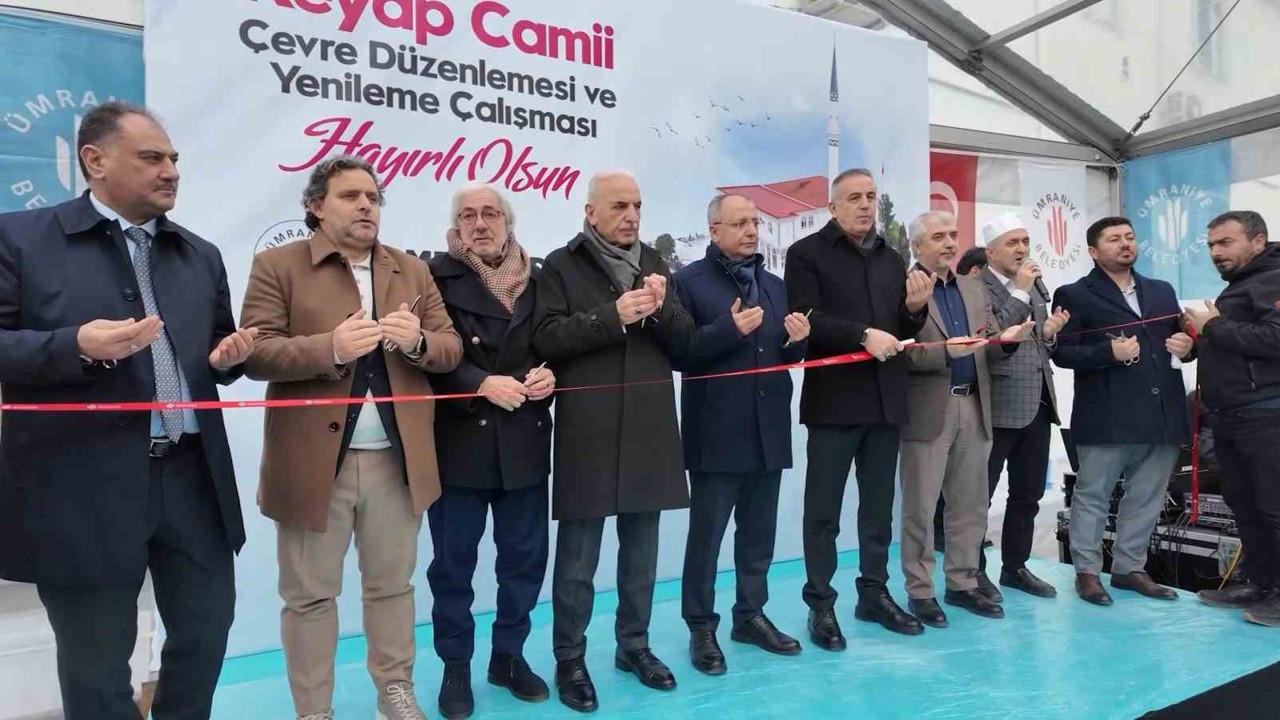 Ümraniye Keyap Camii yenileme ve düzenleme çalışmaları tamamlandı

