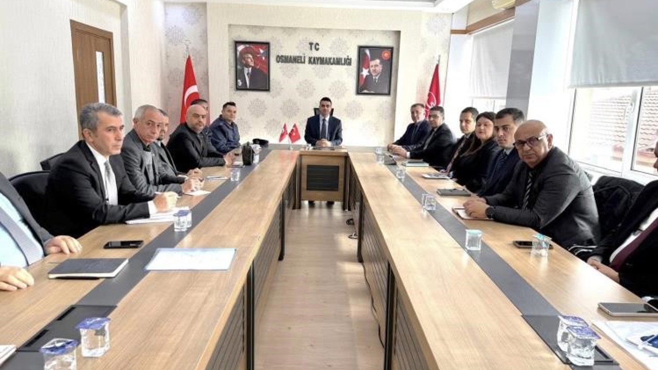 Osmaneli’nde İlçe İdare Şube Başkanları Toplantısı yapıldı
