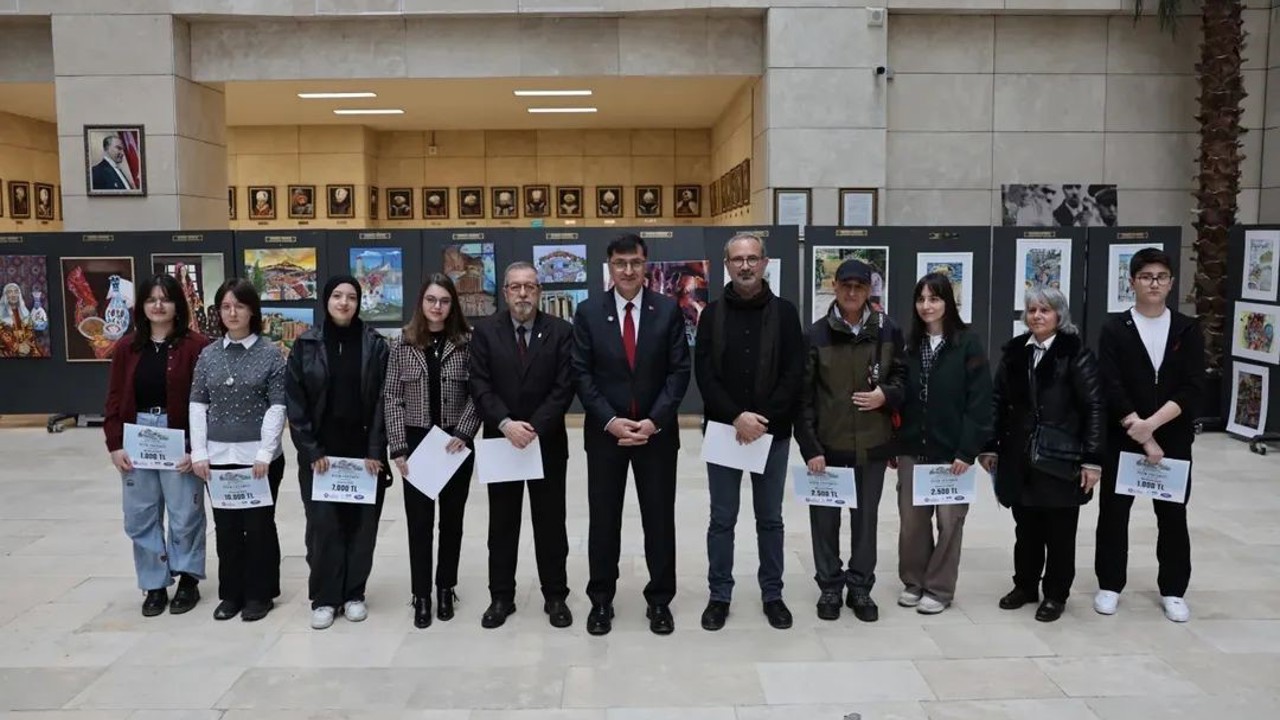 Kütahya Resim Yarışması’nda ödüller sahiplerini buldu
