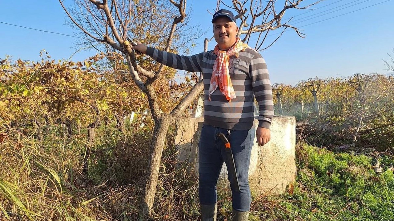 Çiftçinin mesaisi kışın da sürüyor
