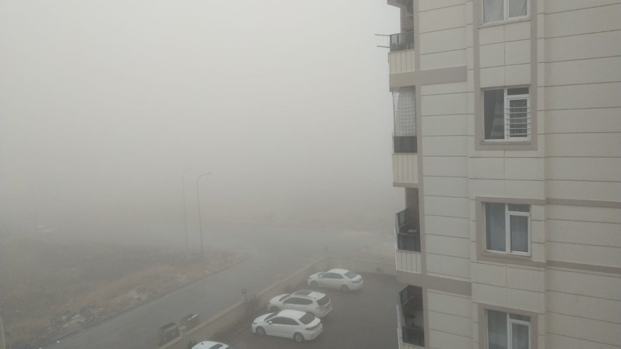 Şanlıurfa’da sis bulutu etkili oldu
