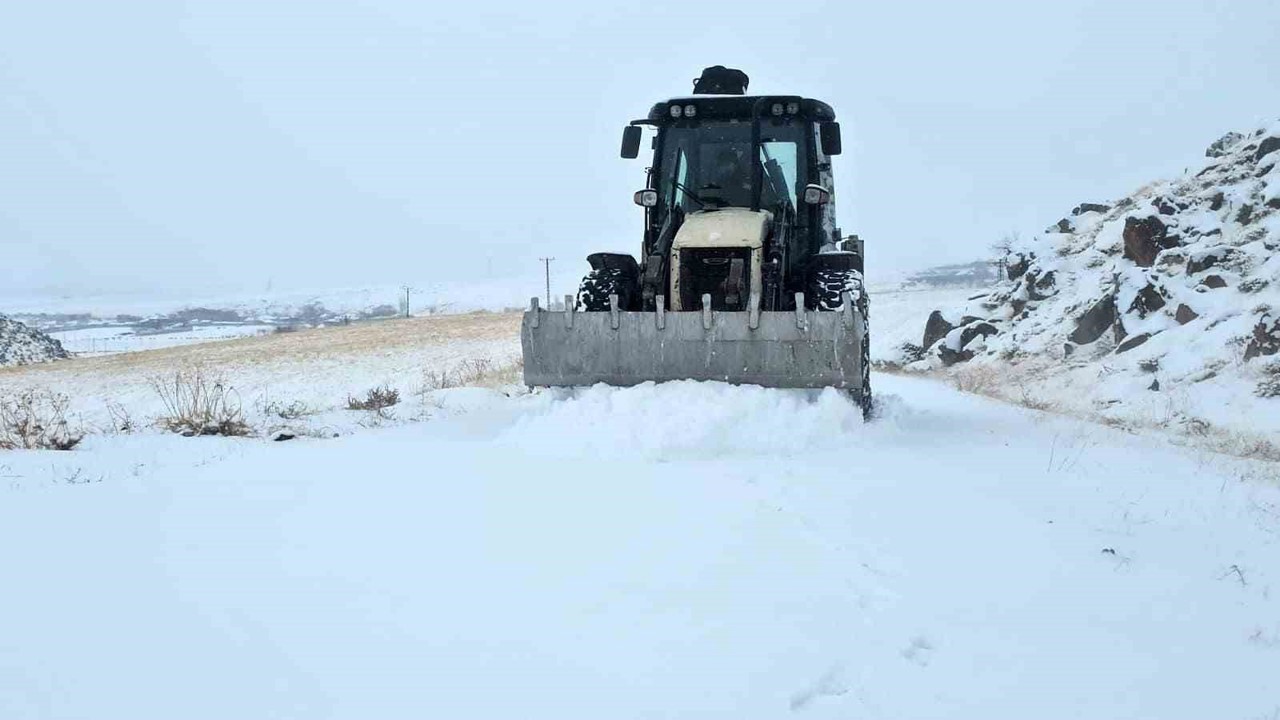Yüksek rakımlı Aydınlar beldesinde kar esareti başladı
