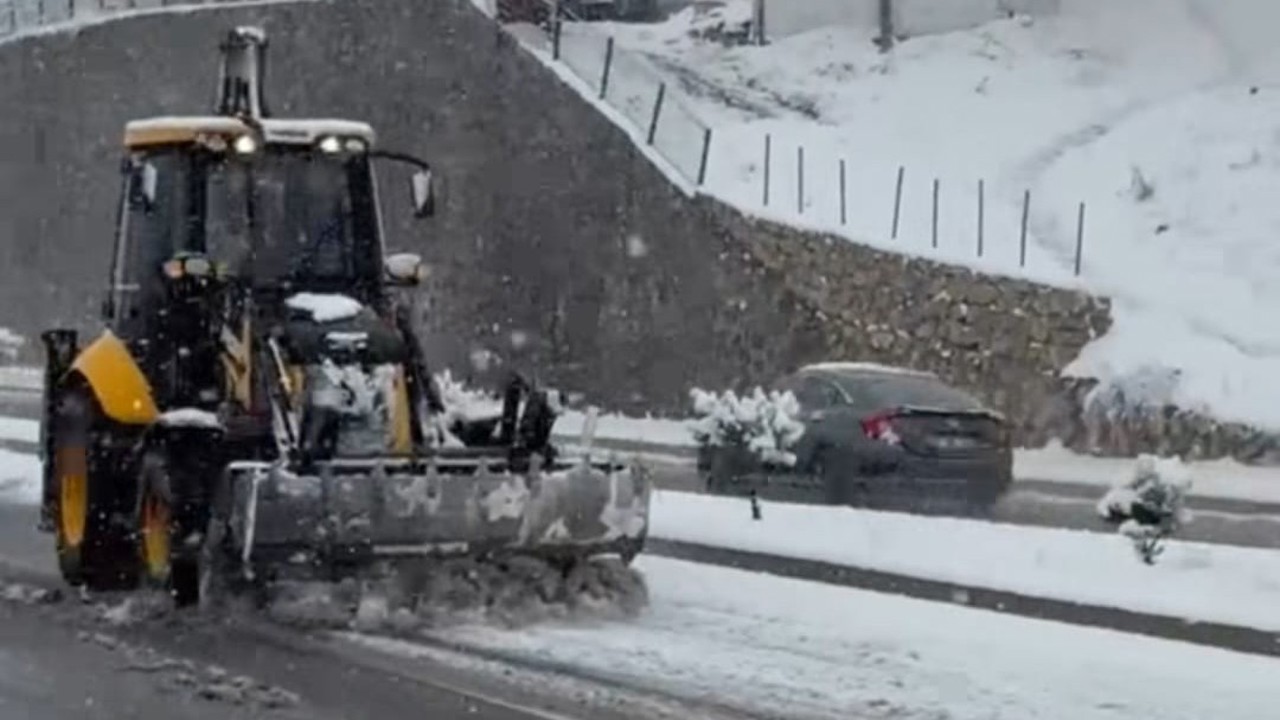 Darende’de kar alarmı
