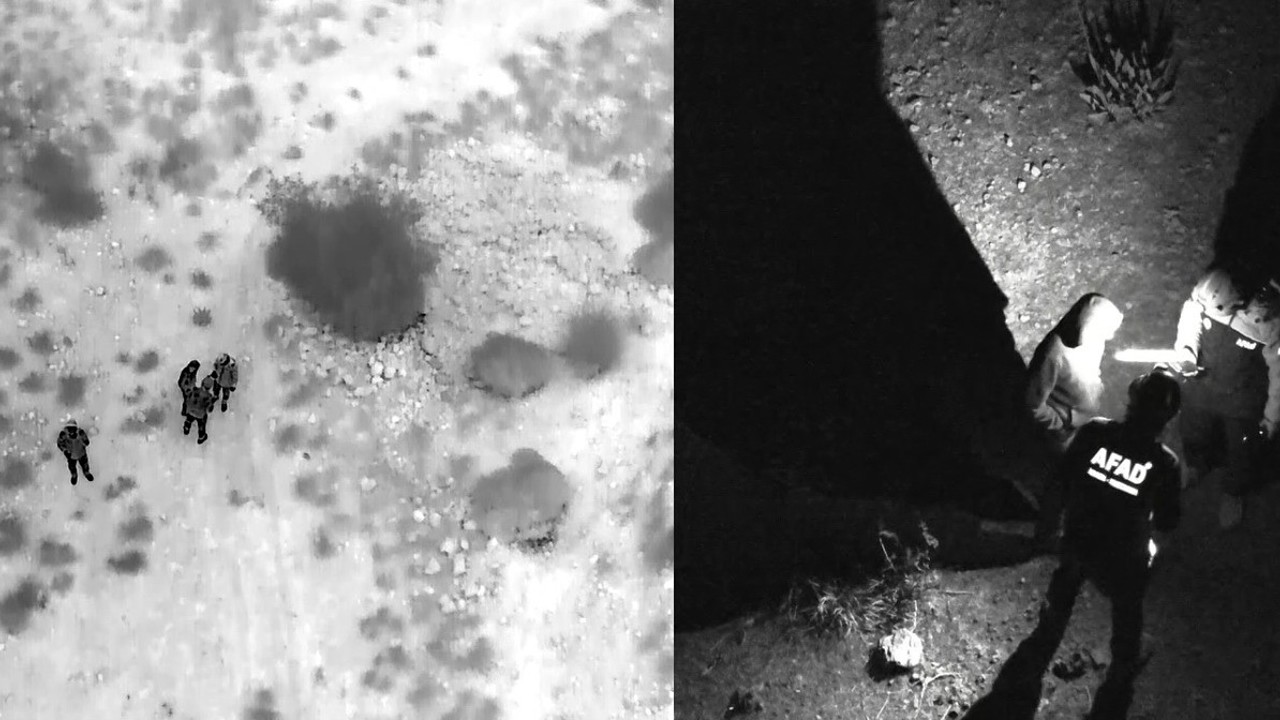 AFAD ekipleri kayıp zihinsel engelli vatandaşı termal kameralarla buldu
