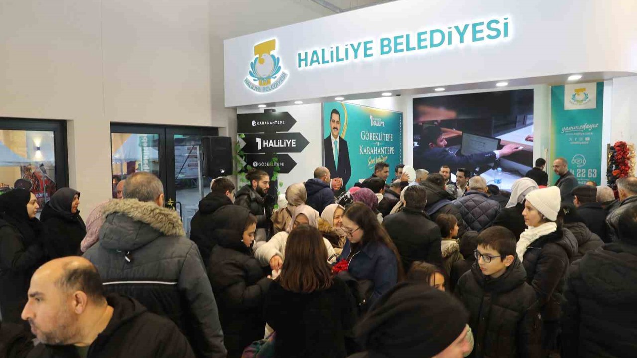 Haliliye Belediyesi standına büyük ilgi
