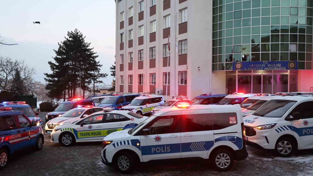 Nevşehir’de emniyet ve jandarmaya 184 yeni araç
