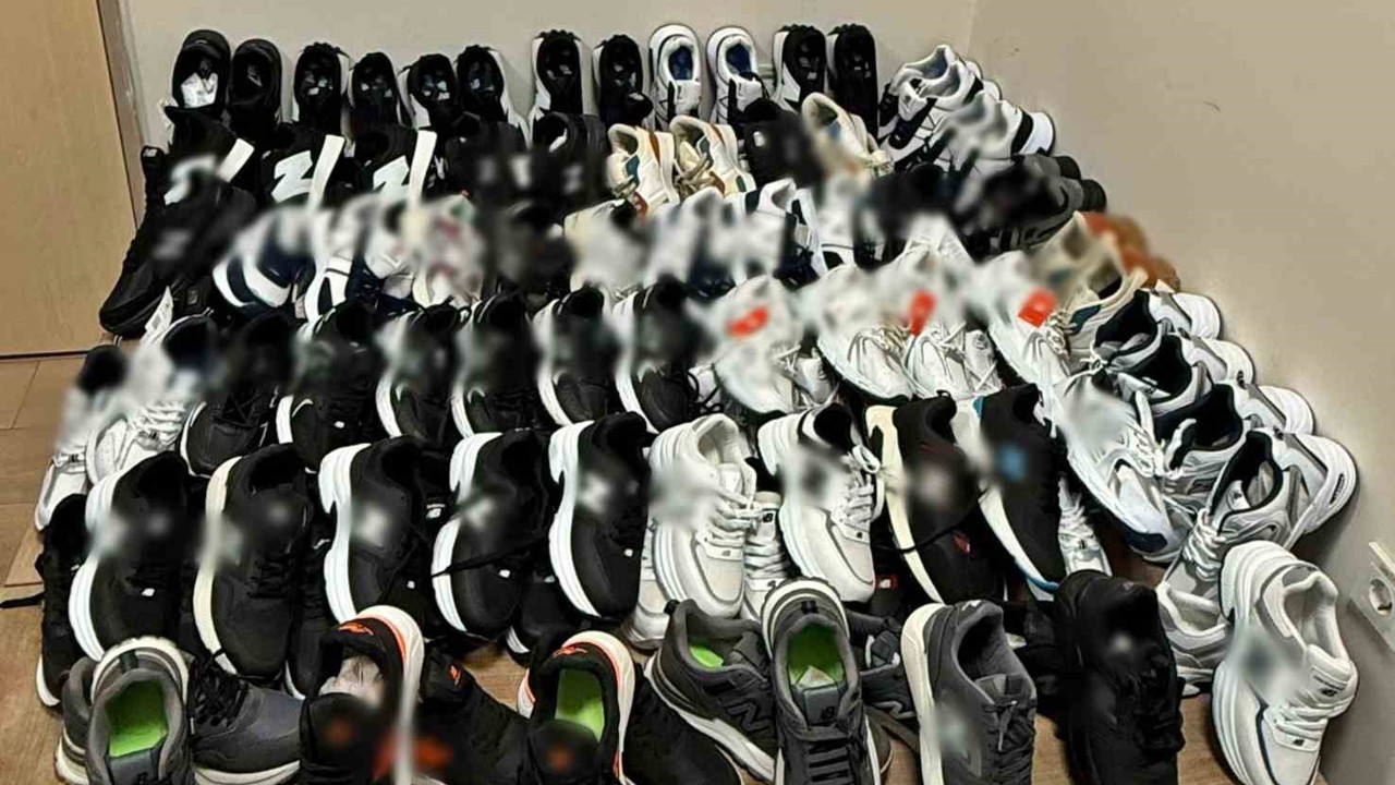 Polis 60 çift imitasyon ayakkabı ele geçirdi

