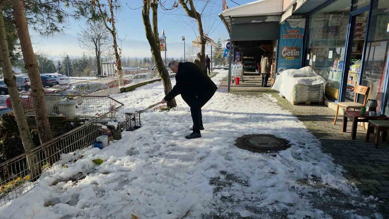Düzce’nin "dronlu muhtarı" iş başında
