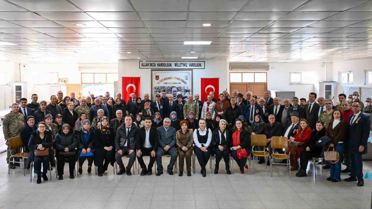 65. Mekanize Piyade Tugay Komutanlığı şehit aileleri ve gazileri ağırladı
