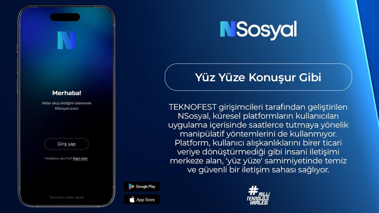 Türkiye’nin yeni nesil sosyal medya platformu NSosyal 1,7 milyon kullanıcıyı aştı
