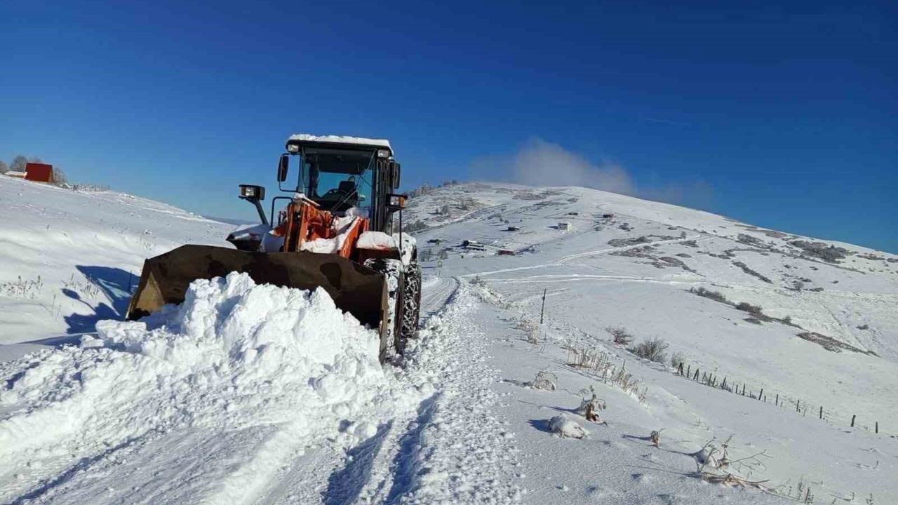 Ordu’nun bir ilçesinde eğitime kar engeli
