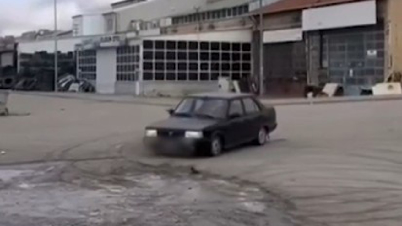 Attığı drift sosyal medyaya düştü 46 bin TL ceza yedi
