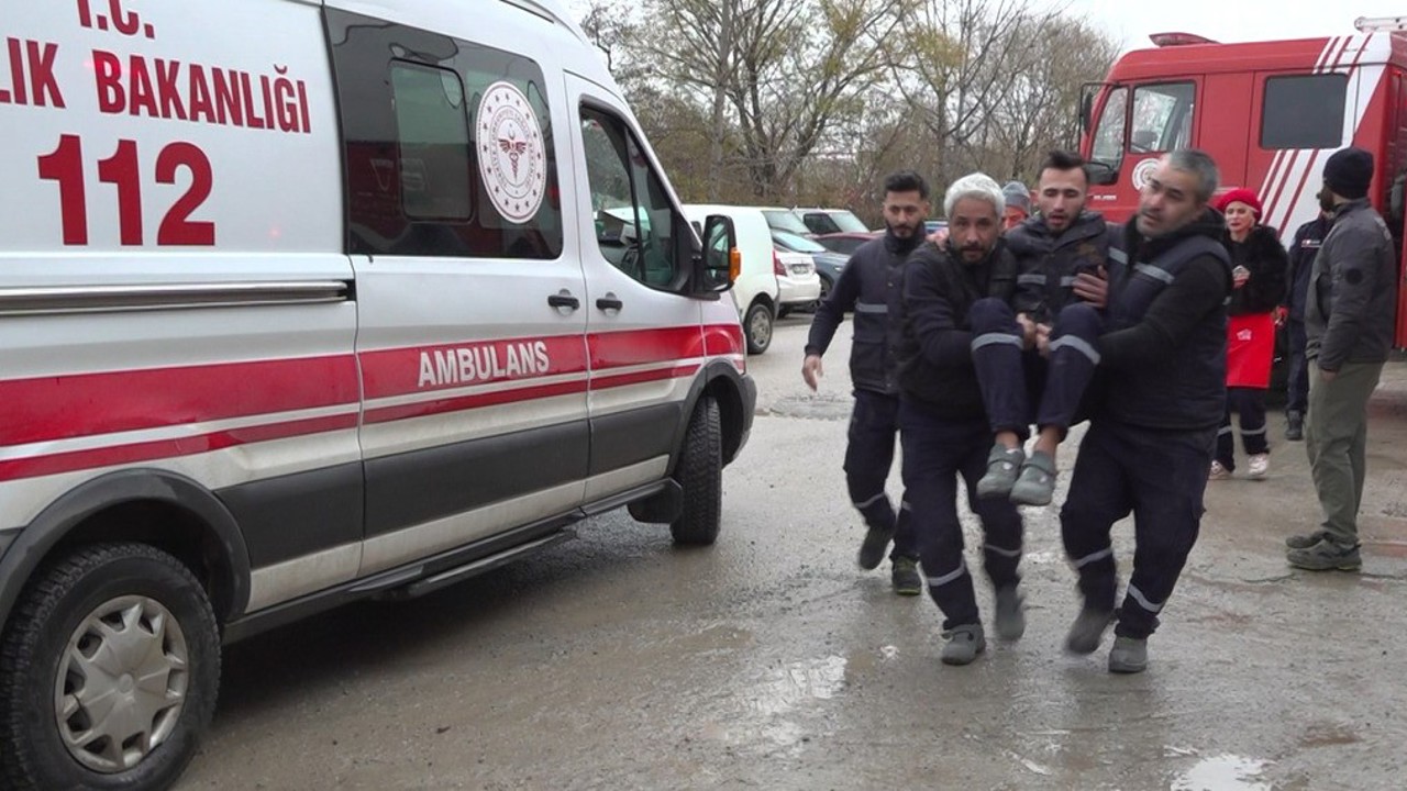 Beton fabrikasında yangın: 2 işçi dumandan etkilendi
