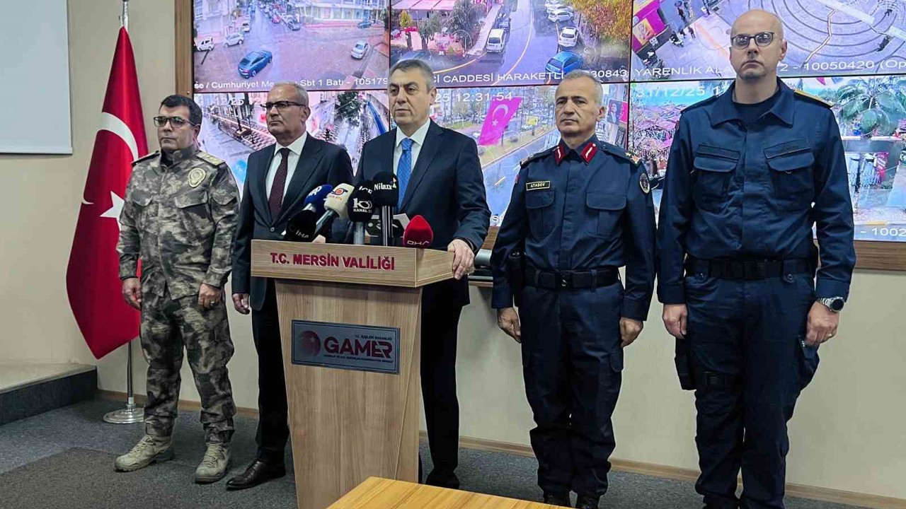 Mersin’de yılbaşı tedbirleri üst seviyede: 12 bin 216 güvenlik personeli görevde

