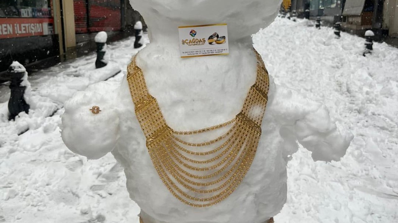 En ’değerli’ kardan gelin
