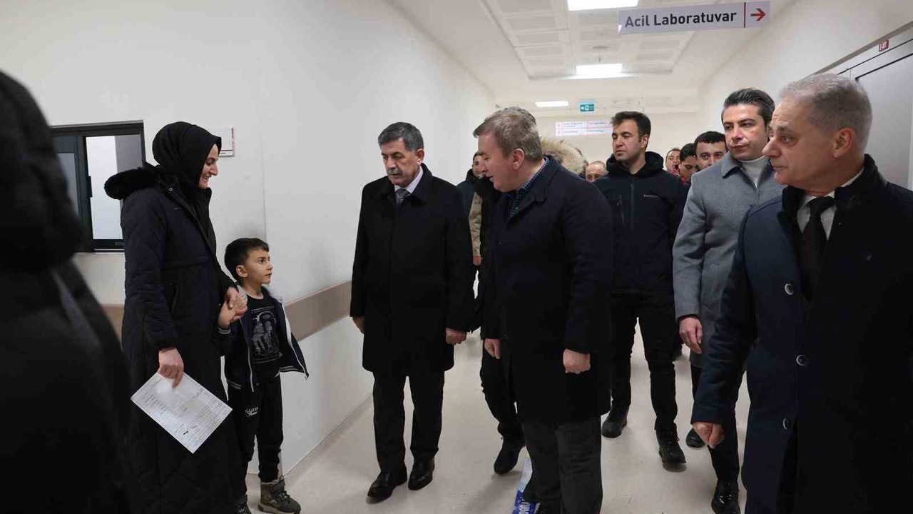 Vali Aydoğdu yeni yıla hastanede girdi
