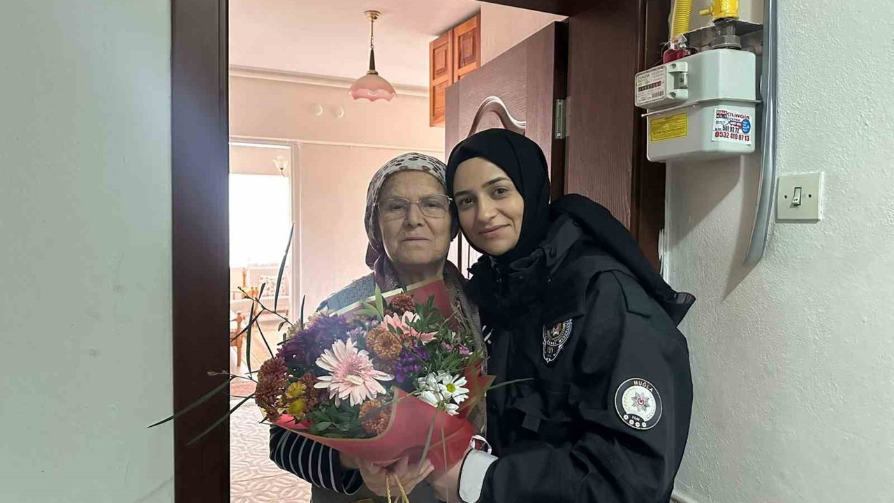 Muğla Emniyeti şehit ailelerini yeni yılda yalnız bırakmadı
